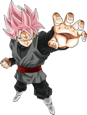 Super Saiyan Rose Goku Black Action Pose