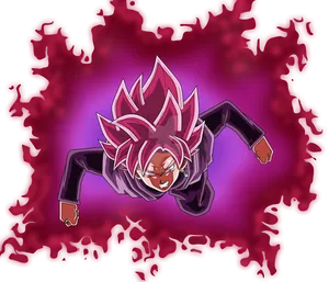 Super Saiyan Rose Goku Black Dominance PNG image