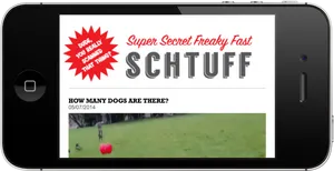 Super Secret Schtuff_ Advertisement_ Mobile PNG image