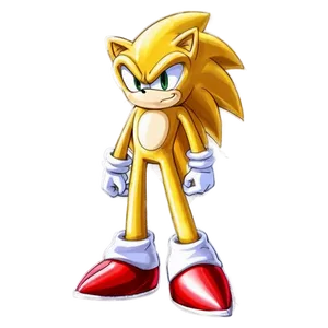 Super Sonic Form PNG 05232024