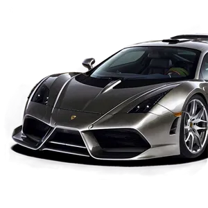 Supercar Front View PNG 27