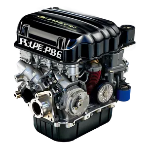 Supercharged Car Engine Layout PNG 53