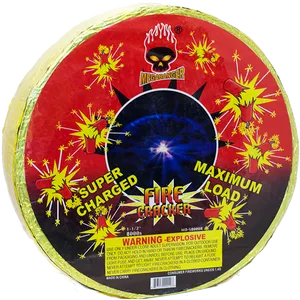Supercharged Maximum Load Firecracker Packaging PNG image