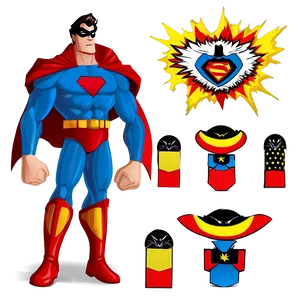 Superhero Cartoon Character PNG 06122024