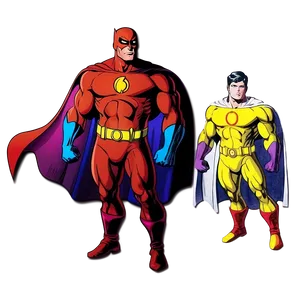 Superhero Comic Cover PNG Hyu25