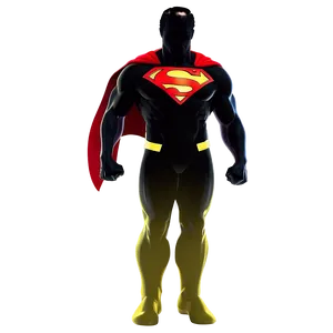 Superhero Figure Silhouette PNG 62