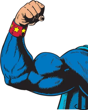 Superhero Fist Power Display PNG