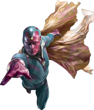 Superhero_ Flight_ Action_ Pose PNG image