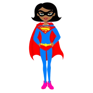 Superhero Girl Cartoon Png 98 PNG image