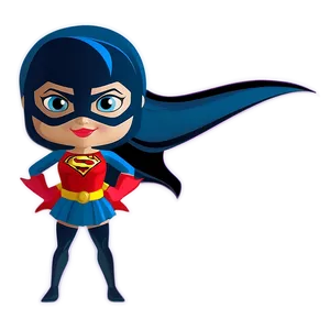 Superhero Girl Cartoon Png Jvu38 PNG image