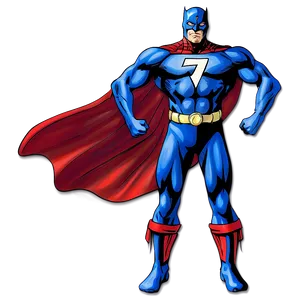 Superhero In The Desert PNG Mrb69