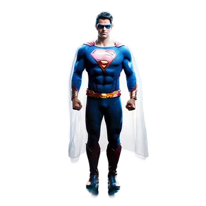 Superhero In The Rain PNG Hmf21
