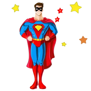 Superhero Man PNG Dua