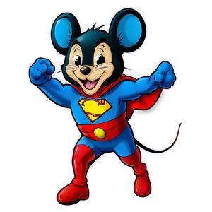Superhero Mouse PNG Aas25 PNG