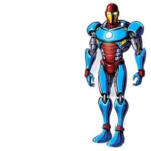 Superhero Robot Clipart PNG 06262024