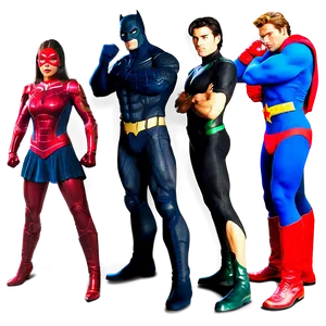 Superhero Team-up PNG 05062024