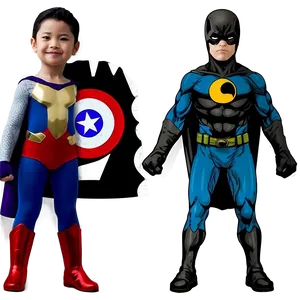 Superhero Team-up PNG Dfx