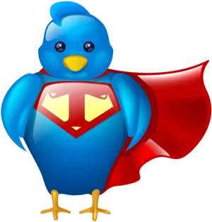 Superhero Twitter Bird