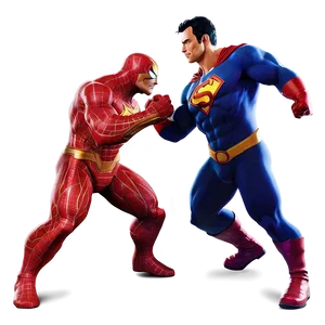 Superhero Vs Villain PNG 05062024