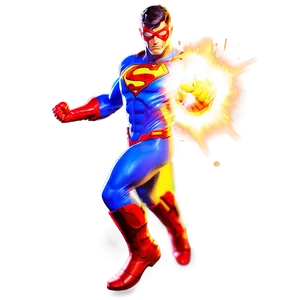 Superhero With Fire Power Png 64 PNG image