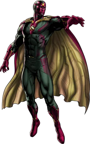 Superheroin Cape Pose PNG image