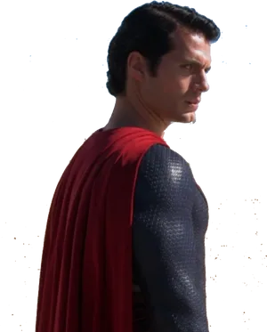 Superheroin Red Cape Profile PNG image