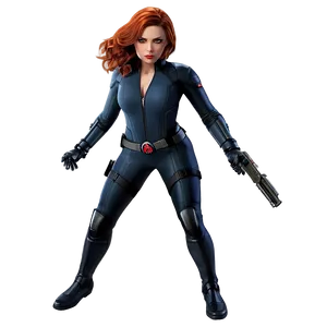Superheroine_in_ Action_ Pose PNG image