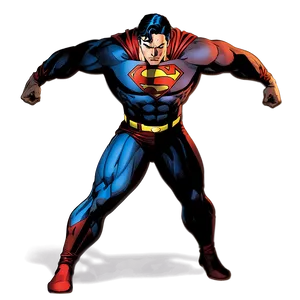 Superman Comic Art PNG Dfa34