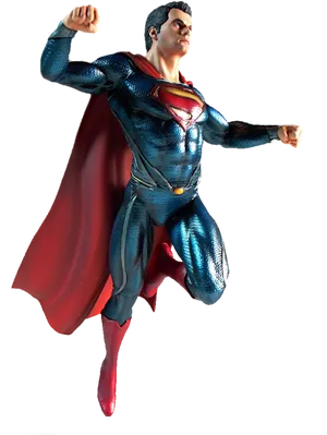 Superman Flying Action Figure PNG image