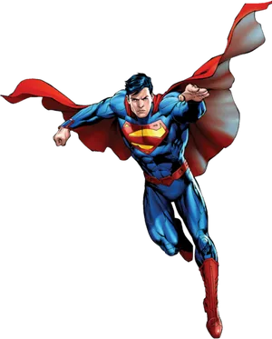 Superman_ Flying_ Heroic_ Pose