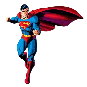 Superman Flying High PNG Jwm