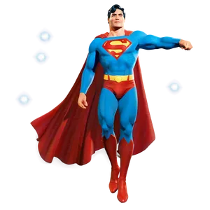 Superman In Space PNG 34
