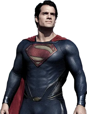 Superman Pose Portrait PNG image