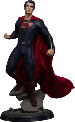 Superman Statue Pose PNG image