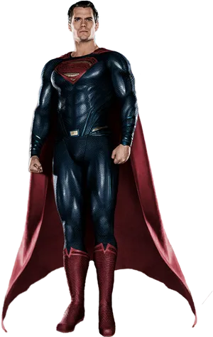 Supermanin Action Pose PNG image