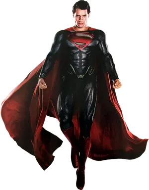 Supermanin Action Pose