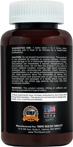 Supplement Bottle Label Design PNG