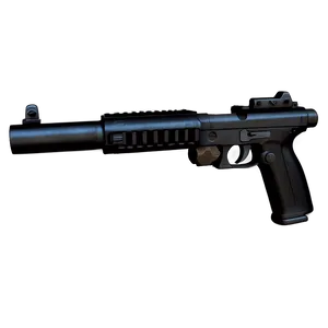 Suppressed Pistol PNG 10