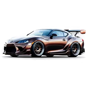 Supra Drift Car Art Png 06122024 PNG image