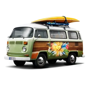 Surf Van Beach Life PNG 06202024 PNG
