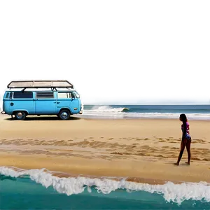 Surf Van Beach Life Png Wng PNG image