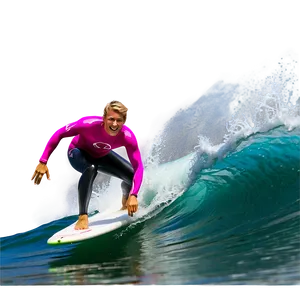 Surfer Catching Wave Png 06212024 PNG image