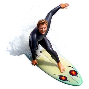 Surfer Catching Wave Png 40 PNG image