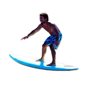 Surfer In Tropical Paradise Png 06212024 PNG image