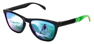 Surfer Reflection Sunglasses.png PNG image