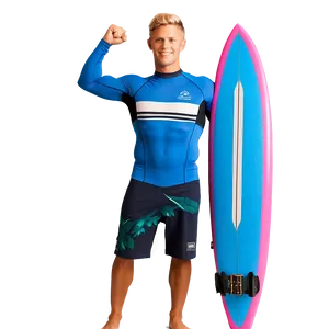 Surfer’s Victory Pose PNG 20