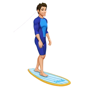 Surfing Blue Emoji Png 05252024 PNG image