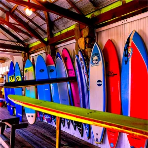 Surfing Workshop Boards PNG Eha93