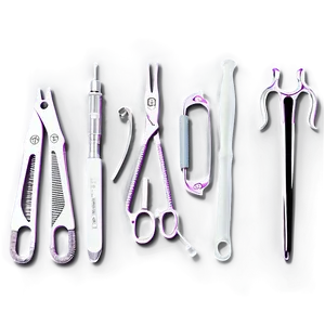 Surgical Instruments Set PNG Tji82