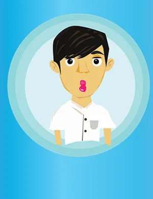 Surprised Cartoon Boy Avatar